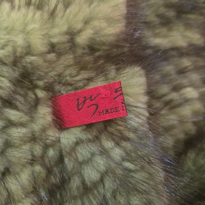 [BUNJANG] Mink Green Shawl Muffler / 밍크  그린  숄 머플러