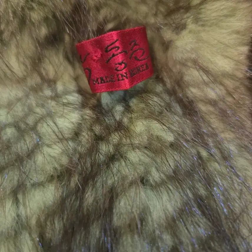 [BUNJANG] Mink Green Shawl Muffler / 밍크  그린  숄 머플러