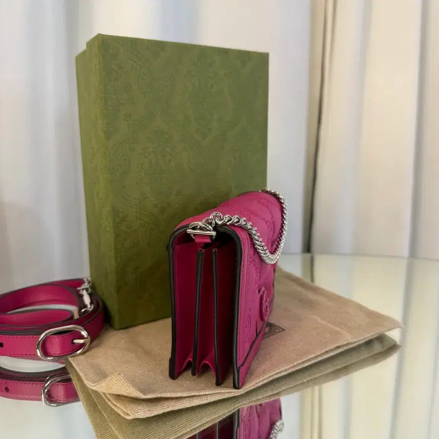 [BUNJANG] Gucci GG Matelasse Mini Crossbody Bag / [더스트 구성] 구찌 GG 마틀라세 미니 크로스백 723777