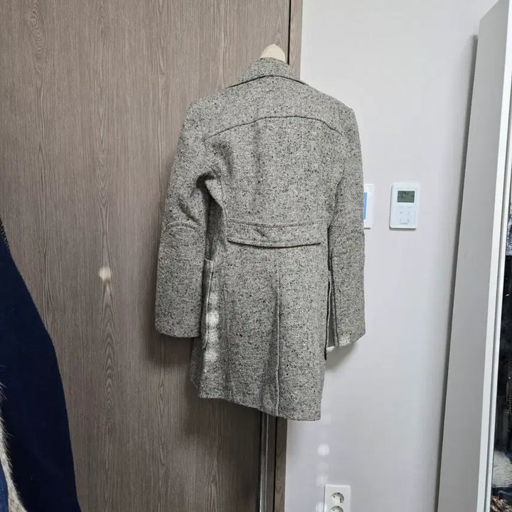 [BUNJANG] Tory Burch Wool-Linen Blend Double-Breasted Coat / 토리버치 매장판 마+모혼용 더블 버튼 코트