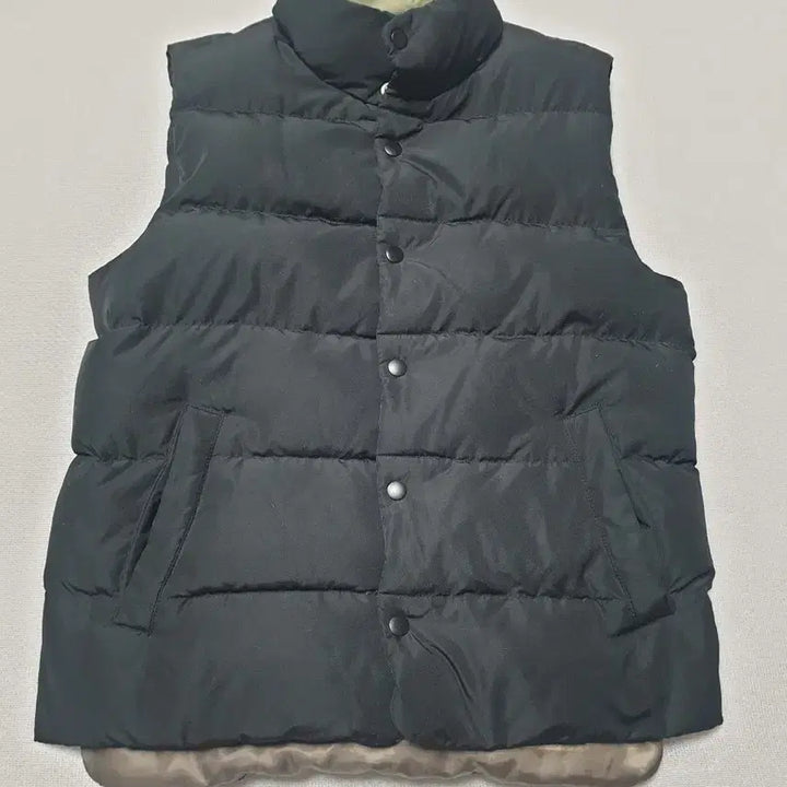 [BUNJANG] Topten Unisex Black Padded Vest 95 / 탑텐 블랙 패딩 조끼 남녀공용 95