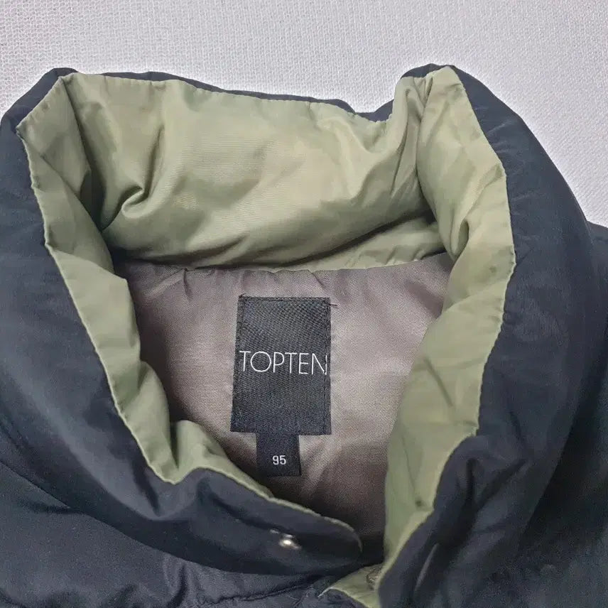 [BUNJANG] Topten Unisex Black Padded Vest 95 / 탑텐 블랙 패딩 조끼 남녀공용 95