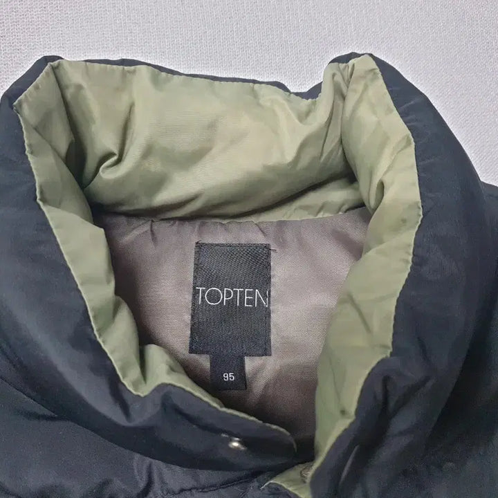 [BUNJANG] Topten Unisex Black Padded Vest 95 / 탑텐 블랙 패딩 조끼 남녀공용 95