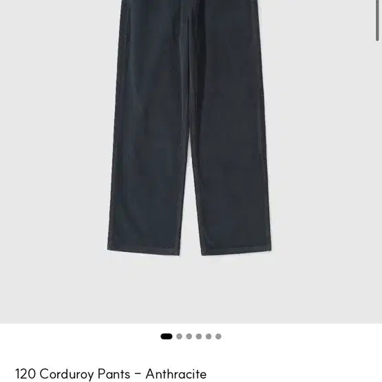 [BUNJANG] My Library Corduroy Wide Pants Navy L / 마이라이브러리 코듀로이 와이드 팬츠 네이비 L