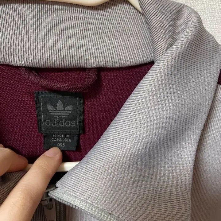 [BUNJANG] Adidas Burgundy Vintage Jersey / 빈티지 아디다스 버건디 희귀 져지