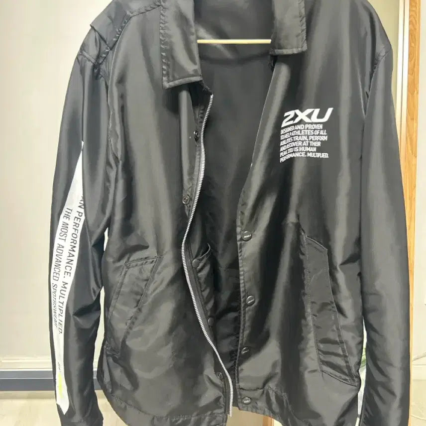 [BUNJANG] 2XU Bueno Coach Jacket - Black XL / 2XU 블랙 바람막이 자켓 XL 사이즈