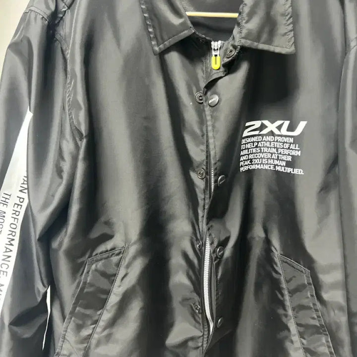 [BUNJANG] 2XU Bueno Coach Jacket - Black XL / 2XU 블랙 바람막이 자켓 XL 사이즈