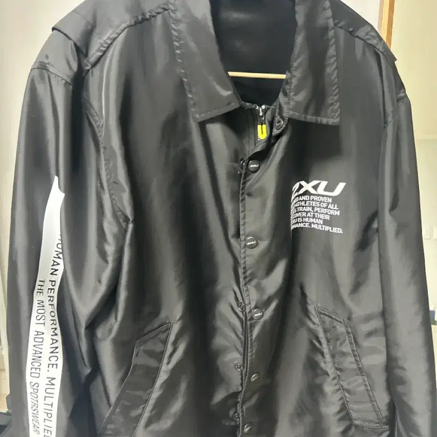 [BUNJANG] 2XU Bueno Coach Jacket - Black XL / 2XU 블랙 바람막이 자켓 XL 사이즈