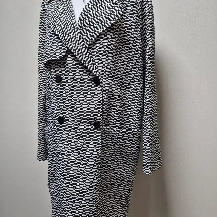 [BUNJANG] Zebra Pattern Trench Coat / 지브라 패턴 트렌치 코트