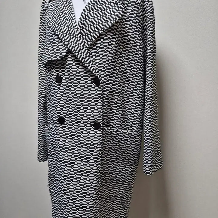 [BUNJANG] Zebra Pattern Trench Coat / 지브라 패턴 트렌치 코트