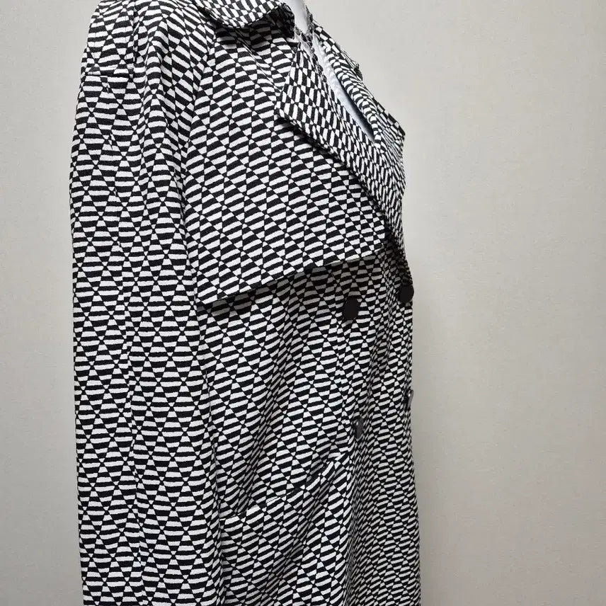 [BUNJANG] Zebra Pattern Trench Coat / 지브라 패턴 트렌치 코트