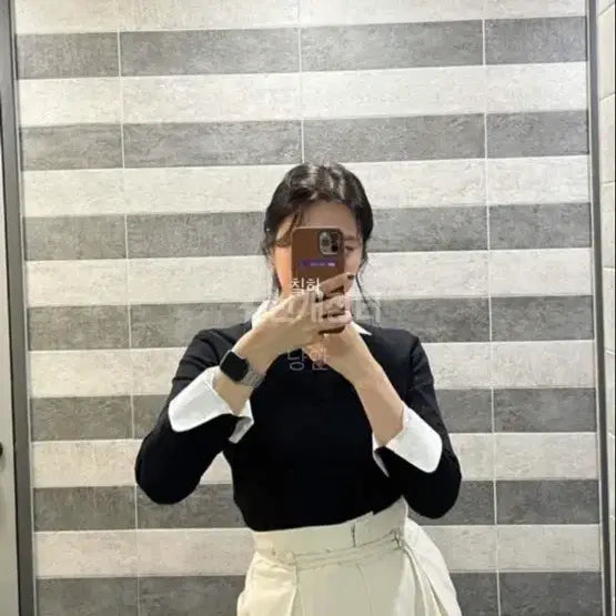 [BUNJANG] Brooks Brothers Knit and Shirt Set / 하누 브룩스브라더스 니트+셔츠 세트