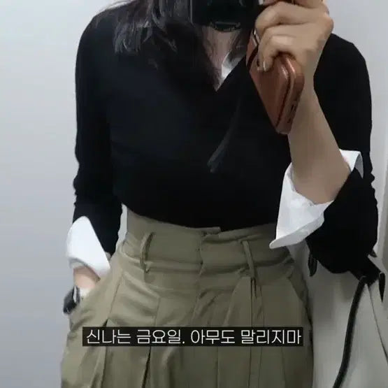 [BUNJANG] Brooks Brothers Knit and Shirt Set / 하누 브룩스브라더스 니트+셔츠 세트