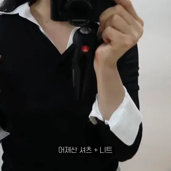 [BUNJANG] Brooks Brothers Knit and Shirt Set / 하누 브룩스브라더스 니트+셔츠 세트