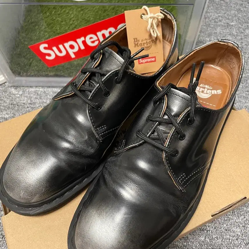 [BUNJANG] Supreme Dr. Martens 1461 Gray Silver (Size 270) / 슈프림 닥터마틴 1461 270