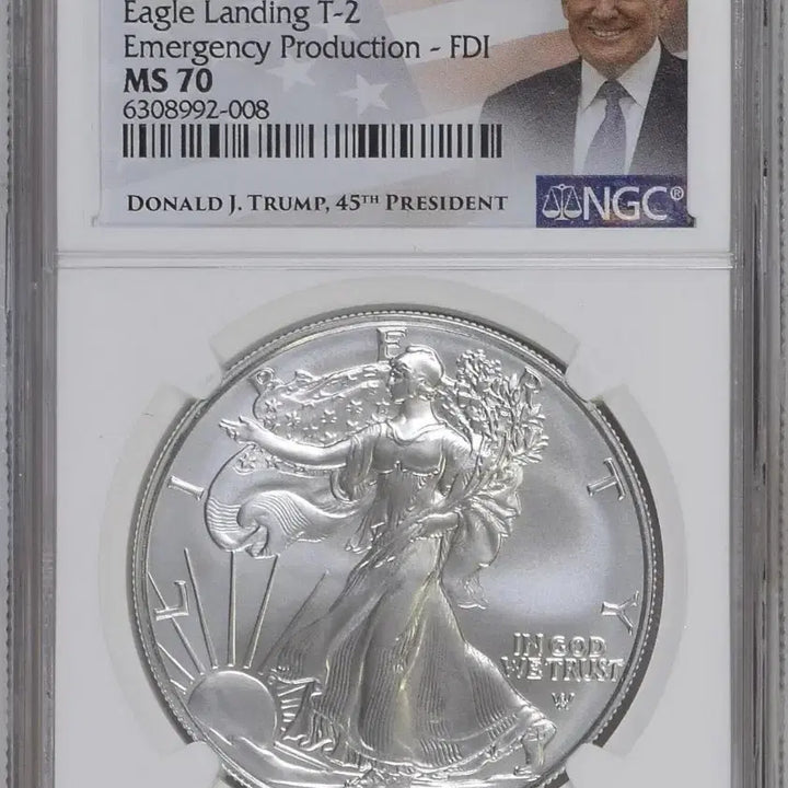 [BUNJANG] American Silver Eagle 2021 Silver Dollar NGC MS70 / 미국 1온스 은화 2021 실버 이글 NGC 70 실버바 은 달러