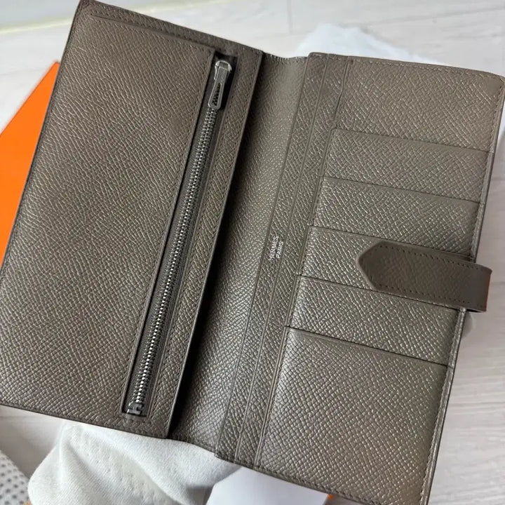 [BUNJANG] Hermes Bearn Long Wallet Silver Hardware / 에르메스 베안 장지갑 은장