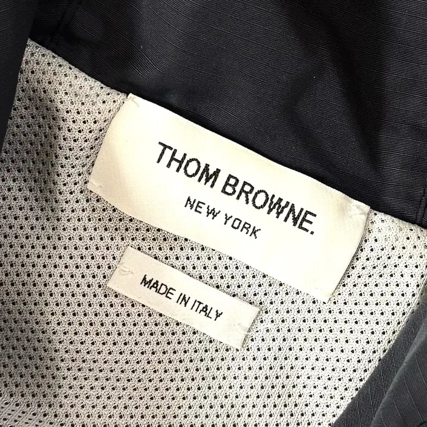 [BUNJANG] Thom Browne Ripstop Windbreaker Jacket / [2/당일출고]톰브라운 사선완장 립스탑 바람막이