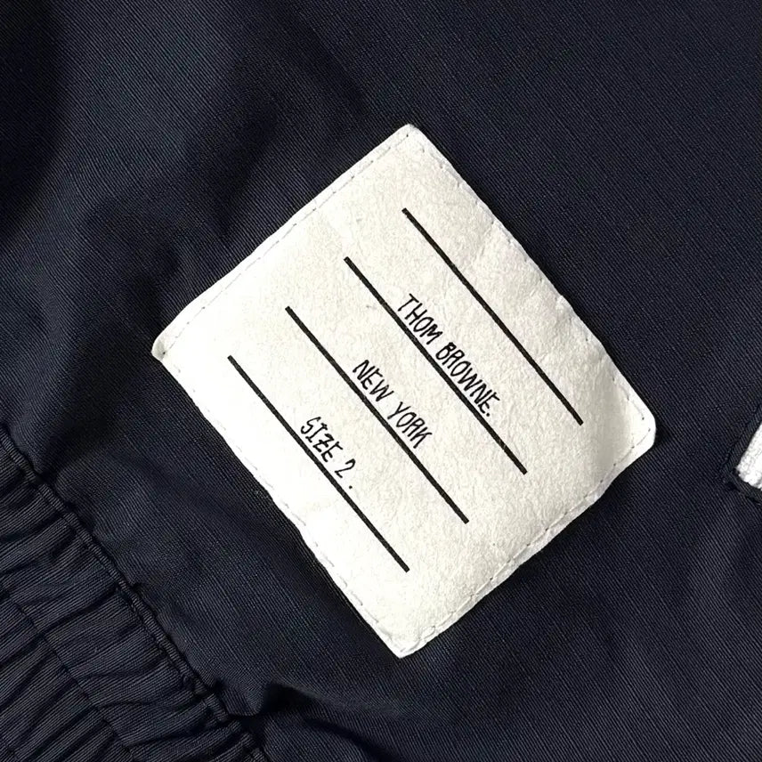 [BUNJANG] Thom Browne Ripstop Windbreaker Jacket / [2/당일출고]톰브라운 사선완장 립스탑 바람막이