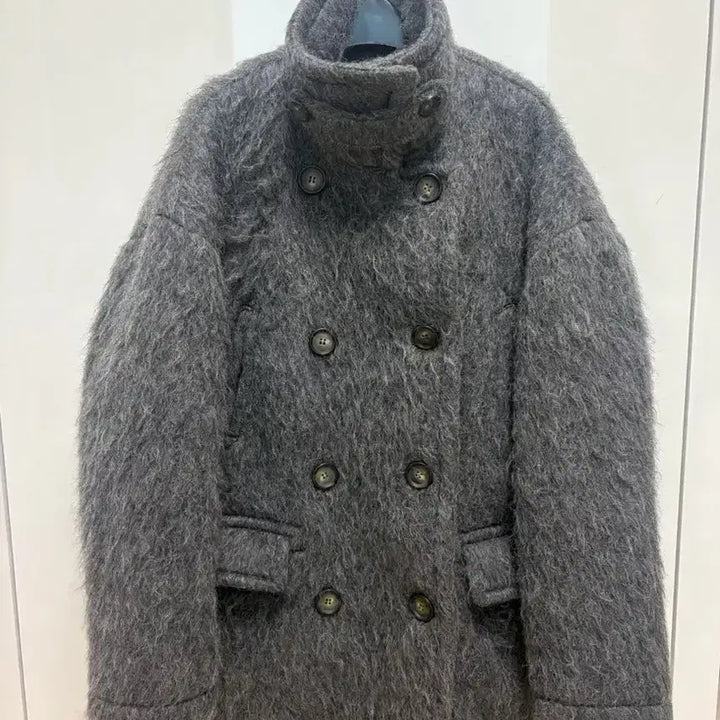 [BUNJANG] Aespa Winter Asura Charcoal Coat / 아수라 Asura 윈터 헤이즈코트 차콜