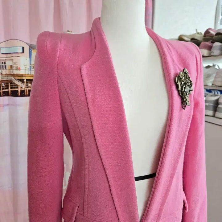 [BUNJANG] Billlie Ering Pink Jacket / 에린 브리니에 핑크 재킷