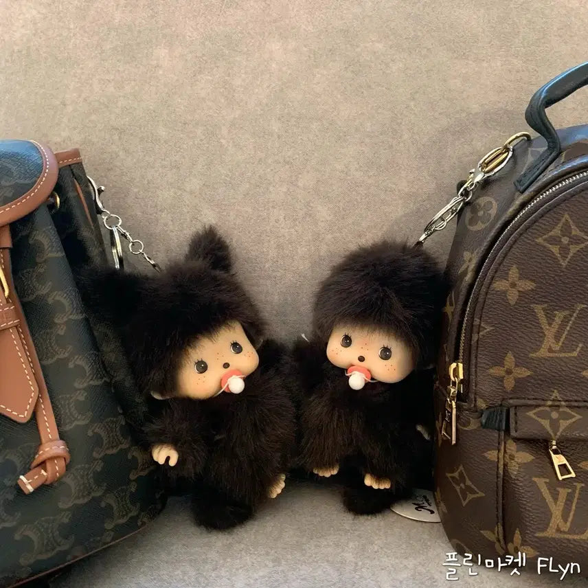 [BUNJANG] Baby Monchhichi Keychain Doll / 인기! 베비몬치치키링 몬치치인형 새상품