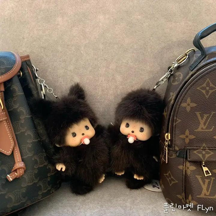 [BUNJANG] Baby Monchhichi Keychain Doll / 인기! 베비몬치치키링 몬치치인형 새상품