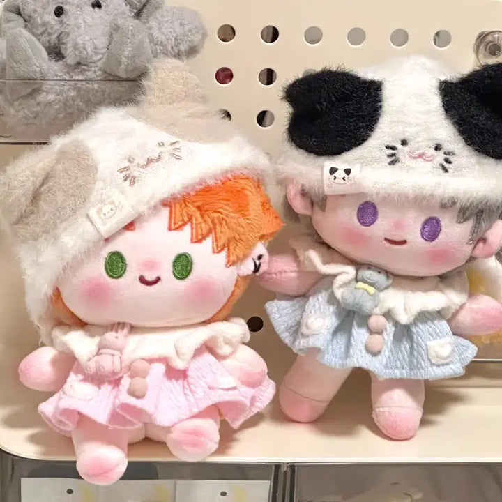 [BUNJANG] Soft Cream Cheese Blue Doll Outfit / 10cm 인형옷 소프트크림치즈 블루