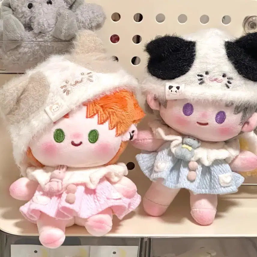 [BUNJANG] Soft Cream Cheese Blue Doll Outfit / 10cm 인형옷 소프트크림치즈 블루