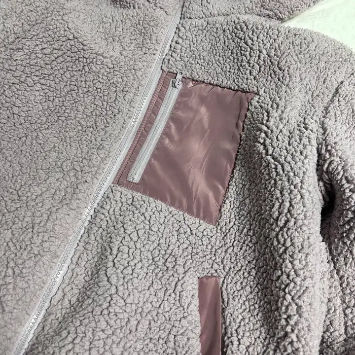 [BUNJANG] Vintage Lavender Boucle Jacket / 빈티지 연보라 뽀글이