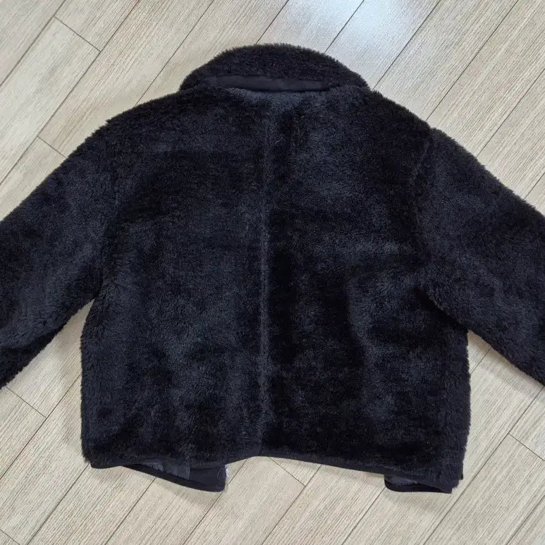 [BUNJANG] General Idea S Black Faux Fur Jacket / 제너럴아이디어 퍼 자켓