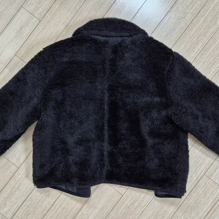 [BUNJANG] General Idea S Black Faux Fur Jacket / 제너럴아이디어 퍼 자켓