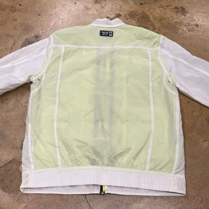 [BUNJANG] EXR Racing Windbreaker Jacket (White) [XL] / [정품/XL] EXR 화이트 레이싱 바람막이 자켓