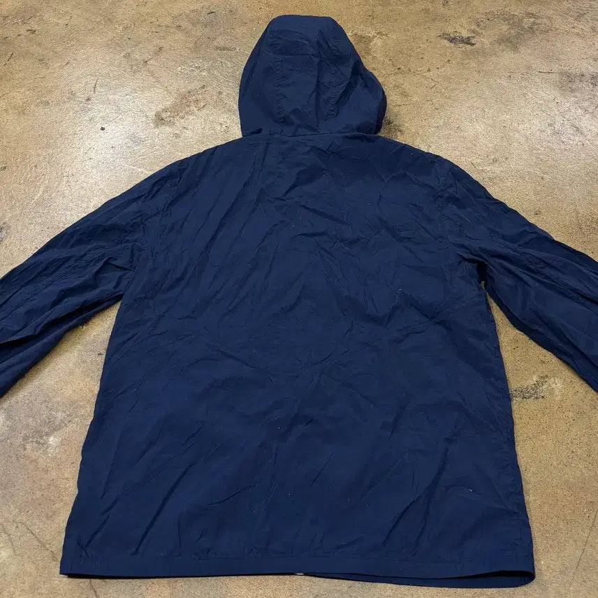 [BUNJANG] Tommy Jeans Navy Hooded Windbreaker Jacket / [정품/XL] 타미진스 네이비 후드 바람막이