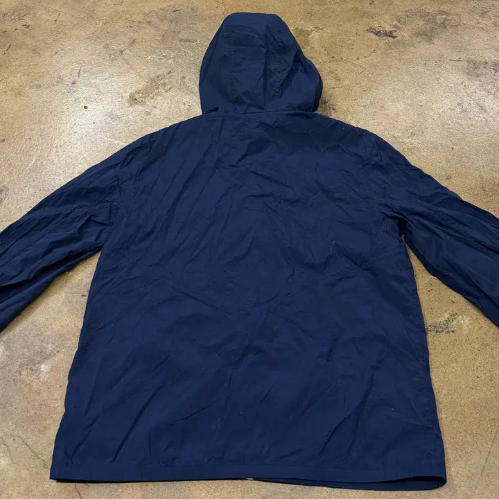 [BUNJANG] Tommy Jeans Navy Hooded Windbreaker Jacket / [정품/XL] 타미진스 네이비 후드 바람막이