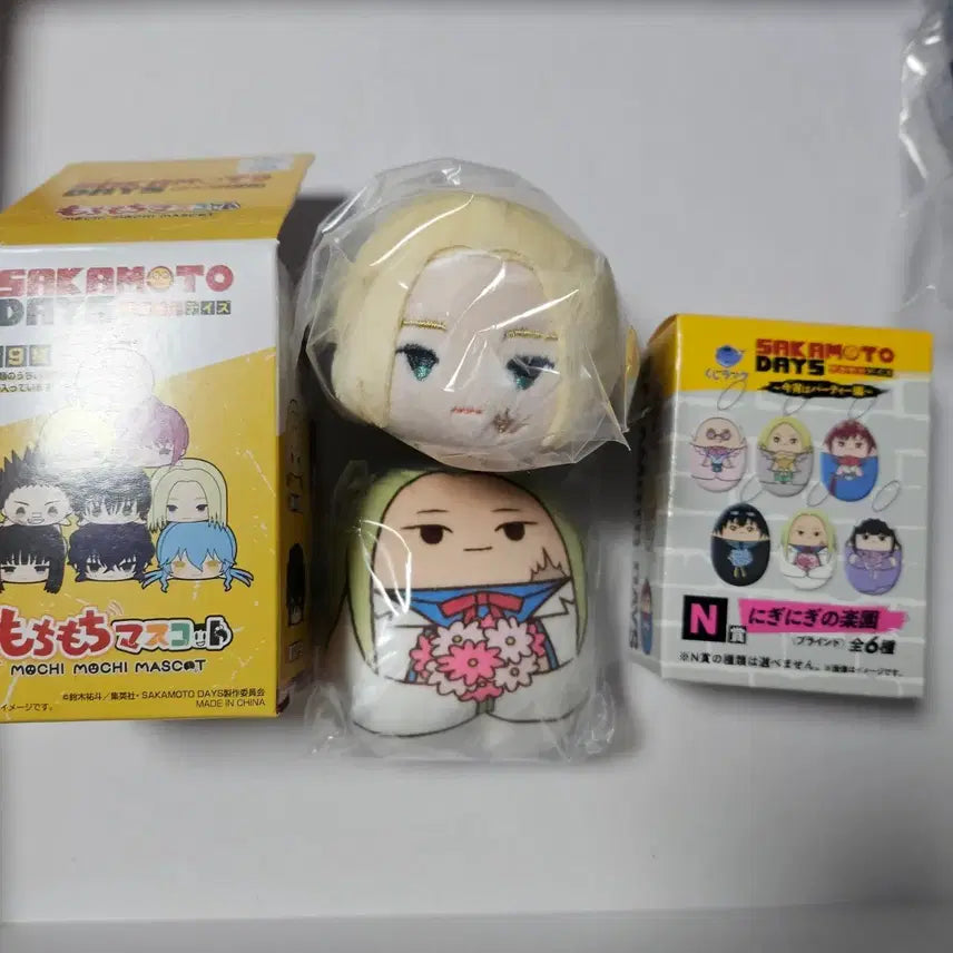 [BUNJANG] Sakamoto Days Shishiba Mochimass Mascot Bundle Set / 일괄) 사카모토데이즈 사카데이 시시바 모찌마스 쿠지락 n상 마스코트