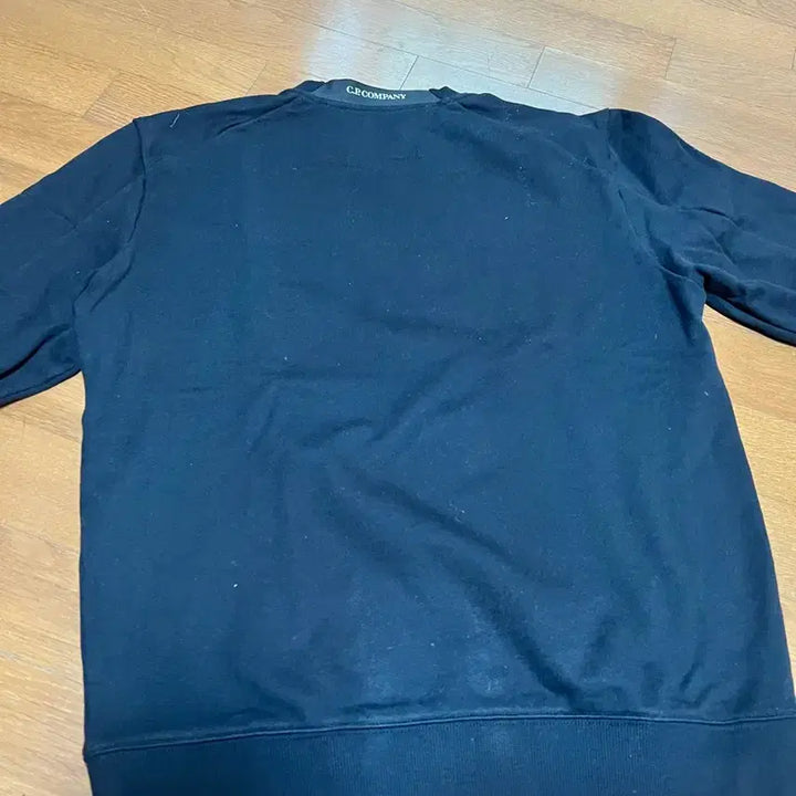 [BUNJANG] CP Company Diagonal Raised Fleece Sweatshirt Black / Cp컴퍼니 다이애그널 레이즈드 플리스 스웨트셔츠 블랙