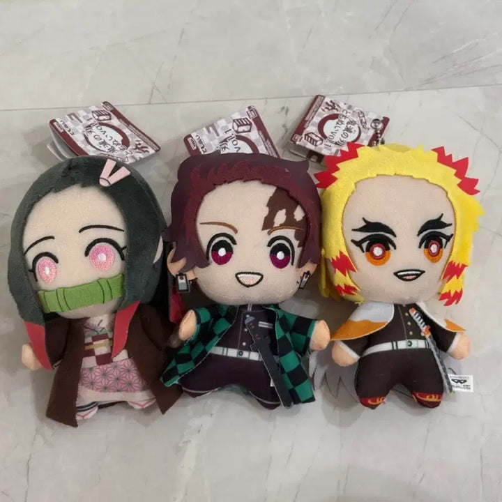 [BUNJANG] Demon Slayer Bundle Set Keyring / 반다이 귀멸의칼날 키링 누이 일괄