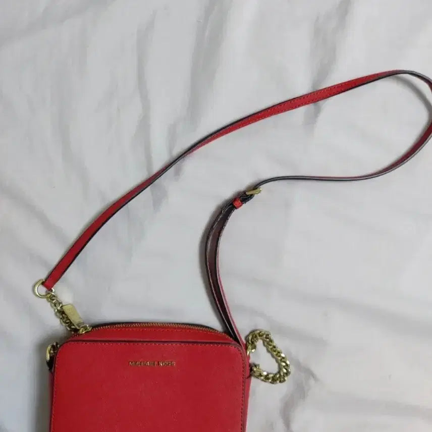 [BUNJANG] Michael Kors Saffiano Shoulder Crossbody Bag / 마이클코어스 가방 사피아노숄더크로스백
