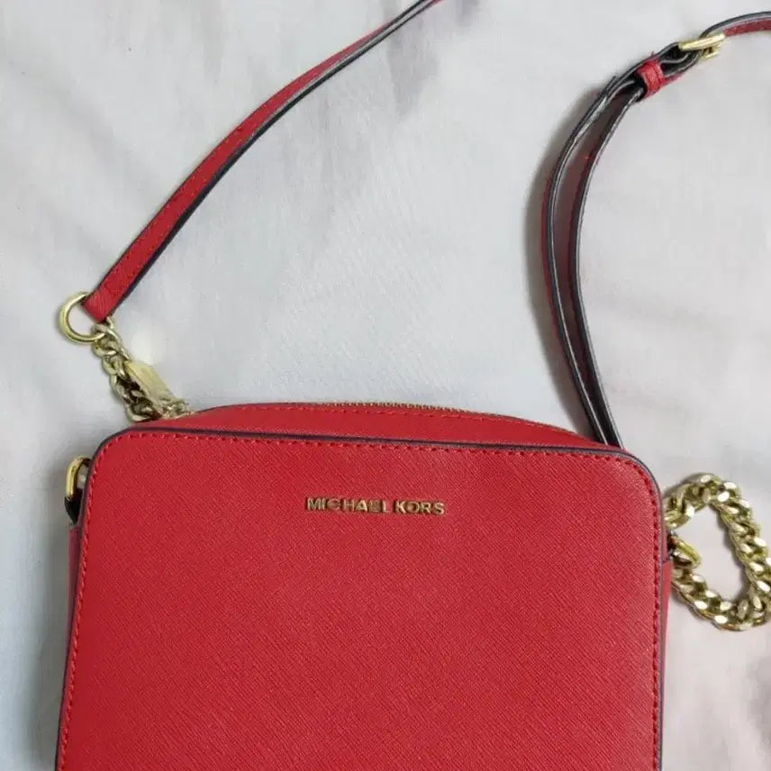 [BUNJANG] Michael Kors Saffiano Shoulder Crossbody Bag / 마이클코어스 가방 사피아노숄더크로스백