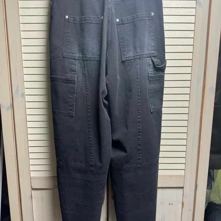 [BUNJANG] Allenine Carpenter Denim Pants / (2) 알렌느 카펜터 데님 블랙