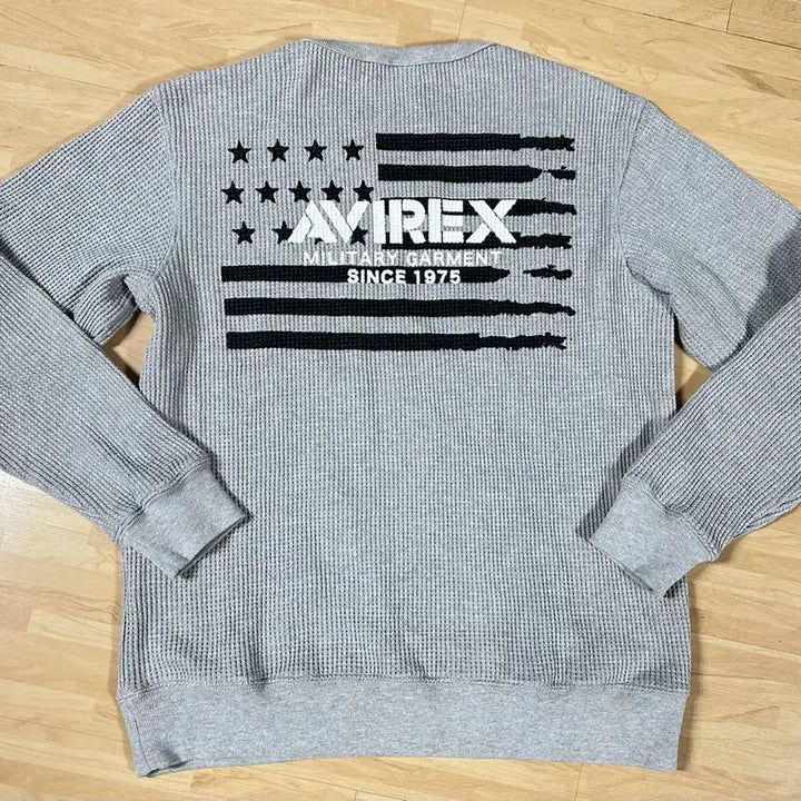 [BUNJANG] Avirex Waffle Crewneck / 아비렉스 와플 크루넥