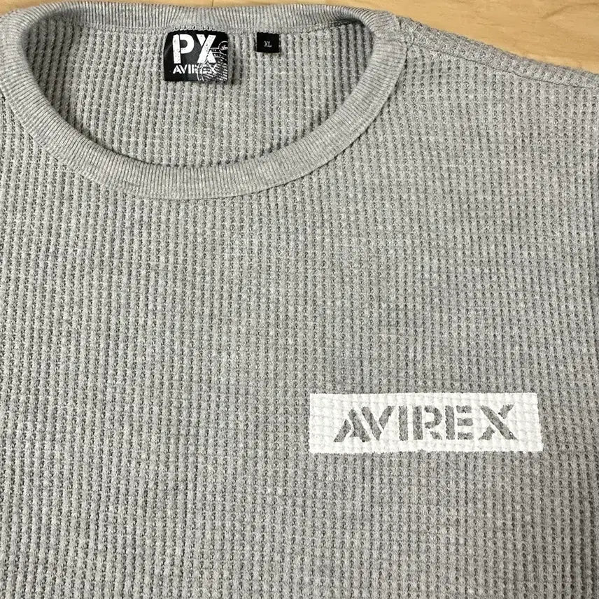 [BUNJANG] Avirex Waffle Crewneck / 아비렉스 와플 크루넥