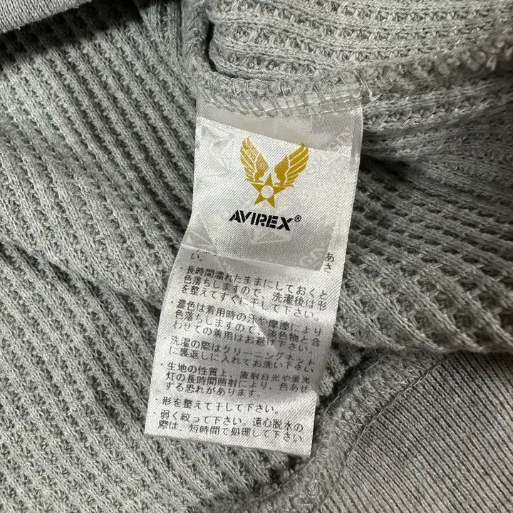[BUNJANG] Avirex Waffle Crewneck / 아비렉스 와플 크루넥