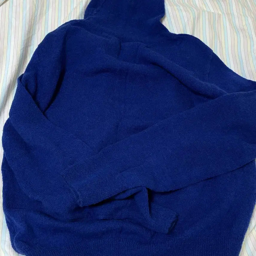 [BUNJANG] Ged Turtleneck Knit Blue / 게드 터틀넥 니트 블루
