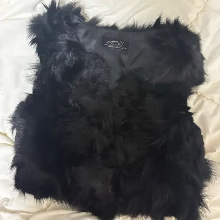 [BUNJANG] Fur Vest / FurCN 검정 퍼 베스트 조끼