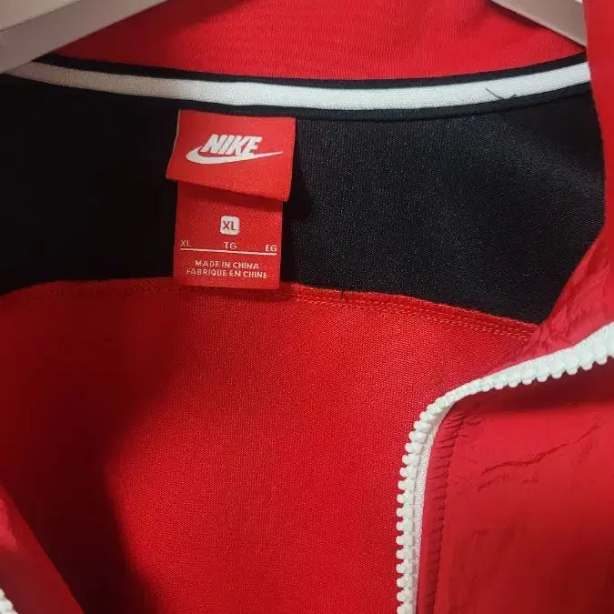 [BUNJANG] Nike Air Half Zip Up Red/Black / 나이키 에어 하프집업 레드/블랙
