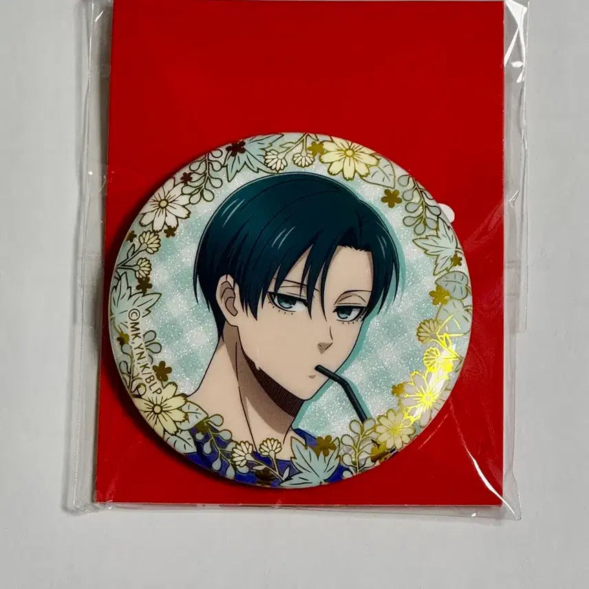 [BUNJANG] Blue Lock Itoshi Rin Collaboration Can Badge / 블루록 트리빌리지 콜라보 캔뱃지(이토시 린)