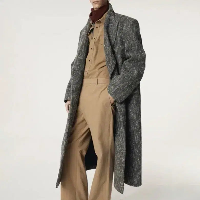 [BUNJANG] RECTO Herringbone Double Coat / [M] 렉토 25FW 헤링본 더블 코트 판매합니다