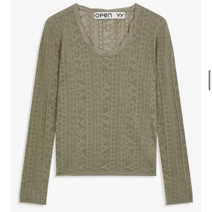 [BUNJANG] Open Y Knit Sweater / 오픈와이와이 니트